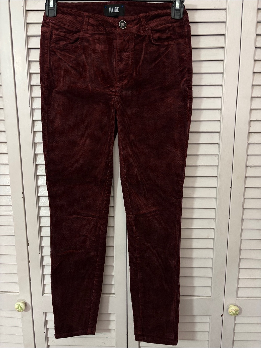 PAIGE Corduroy Skinny Pants